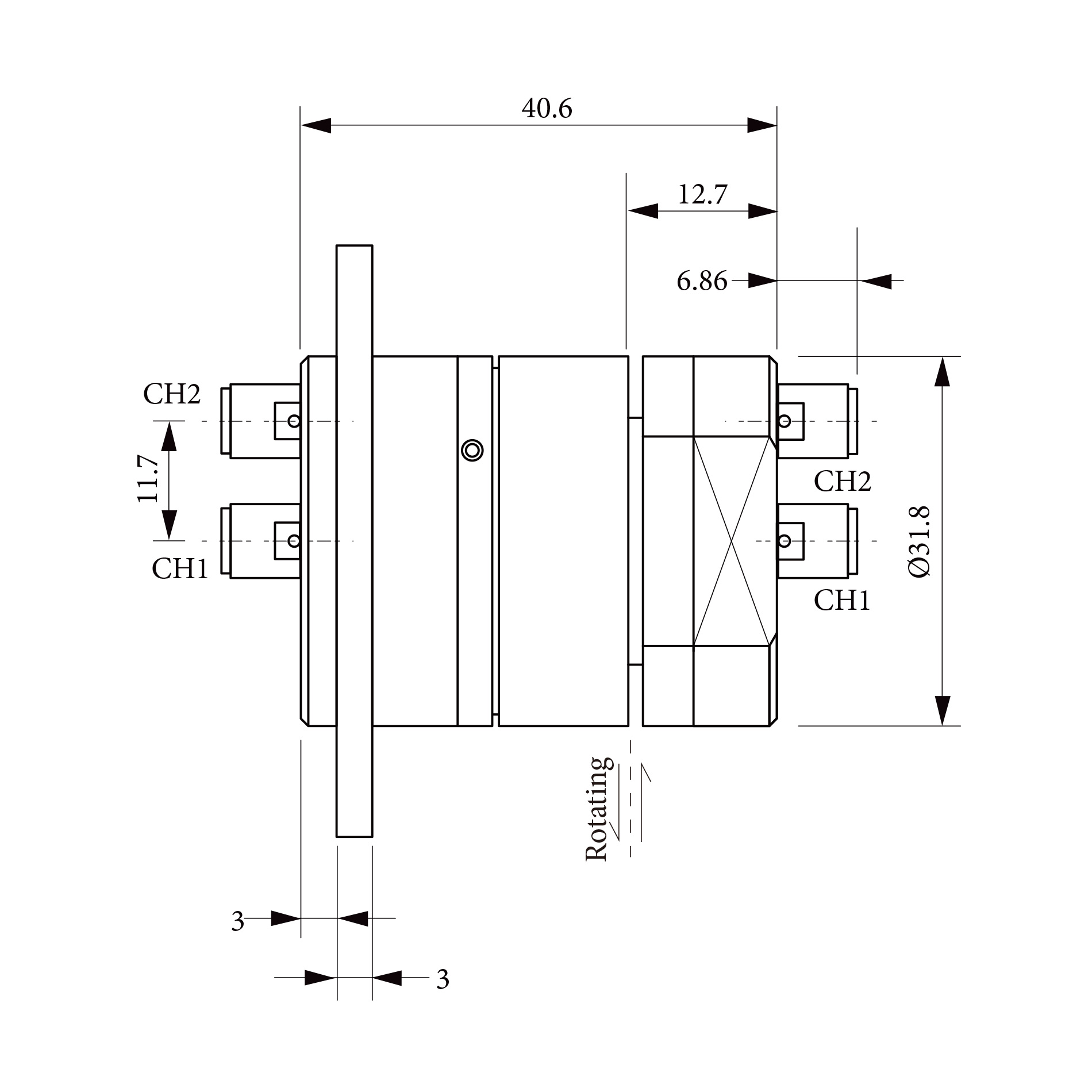 ?·?????????RJ518222 1CH??DC to 18 GHz 2CH??DC to 2 GHz 2 to 4 GHz